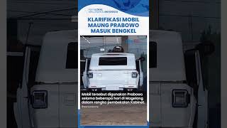 Kronologi Mobil Maung Prabowo Masuk Bengkel seusai 1 Minggu Pemakaian Pemilik Bengkel Buka Suara [upl. by Melody]