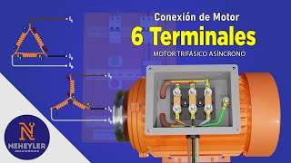 Conexión de Motor Trifásico de 6 Puntas  6 terminales  6 cables [upl. by Erik]