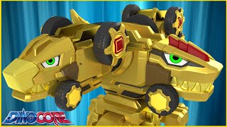 Official DinoCore  Series  A Brand New Golden Ultra D Buster  Dinosaur Robot  Season 1 EP13 [upl. by Baten]