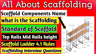 Scaffolding Training  All About Scaffolding  Scaffolding Material Name List  What is scaffolding [upl. by Davison]