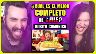 👉 ¿CUÁL ES EL MEJOR COMPLETO DE CHILE  ¡SON ENORMES  LUISITO COMUNICA 🌭🇨🇱  Somos Curiosos [upl. by Gusella]