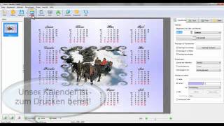 Das beste Kalenderprogramm eigene Kalender mit Fotos erstellen [upl. by Gnehs]