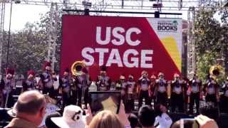 USC marching band performing Tusk at USC [upl. by Solracsiul658]