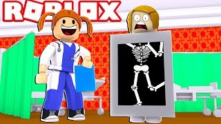 Molly And Daisy Go To Roblox Hospital [upl. by Eybbob758]