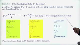 7 02 099  Java 25  Matematikë  Ushtrime Diagonalet e shumëkëndëshit [upl. by Tirreg]