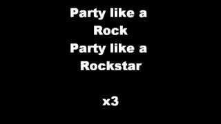 Shop Boyz  Party Like a Rockstar Lyrics [upl. by Leitao]