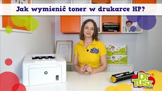 Drukarka laserowa HP  jak wymienić toner  DrTuszpl [upl. by Arymat848]