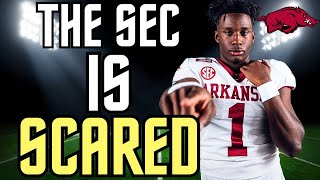 KJ Jackson Future BREAKOUT  4⭐️ Arkansas Razorbacks Quarterback Recruit  Highlights [upl. by Nosraep903]