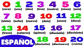 Los Números en Español  Contar del 0 al 1000 Mill  Spanish numbers  Aprender español [upl. by Asilehc]