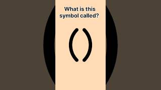 Do you know what these symbol called in Englishshortsenglishlanguage [upl. by Scevo399]