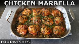 Chicken Marbella  Food Wishes [upl. by Nagiem]