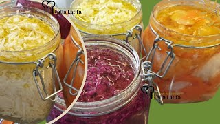 Légumes lactofermentés Thermomix الخضر المخمرة cheflallalatifa [upl. by Assilana366]