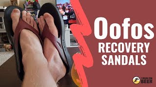 Oofos Recovery Footwear Review  Ooriginal Sports Sandal [upl. by Amalle]