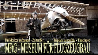 Aufbau der Engels E1 Fokker DrI  Zeit gerafft [upl. by Stillmann]