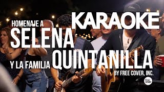 Free Cover Homenaje a Selena Quintanilla Karaoke Desvocalizado [upl. by Attiuqihc145]