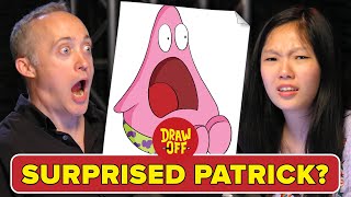 Animator Vs Cartoonist Draw SpongeBob Memes From Memory • DrawOff [upl. by Reteid]