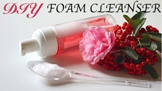 DIY Foam Facial Cleanser Homemade Face Wash [upl. by Llerehc]