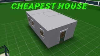 Building the cheapest house in bloxburg￼￼ [upl. by Lauter]