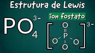 Como Escrever a Estrutura de Lewis CORRETA para o íon fosfato [upl. by Sonafets]