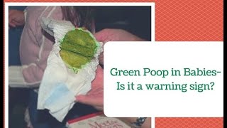 When should I be concerned about my babys green poop [upl. by Suryt]