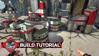 ARK Survival Evolved  How to build a Castle  The Command Bunker No mods [upl. by Atiseret]