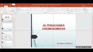 89 ALTERACIONES CROMOSOMICAS [upl. by Rahas894]