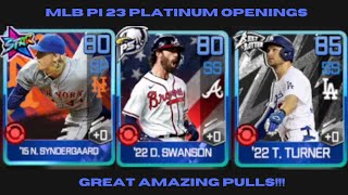 Opening PLATINUM Packs In MLB Perfect Inning 23 [upl. by Amahs]