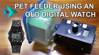 Pet Feeder using a Digital Watch – Automate Your Aquarium How to DIY Automatic Fish Feeder [upl. by Askwith]