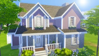 PLUM NOT SO BERRY HOUSE  The Sims 4 Speed Build [upl. by Forsyth666]