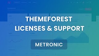 Themeforest Licenses and Support  Metronic Admin Theme [upl. by Hatch]