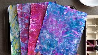 How to Make Marbled Paper with Shaving Cream and Watercolours [upl. by Calder]