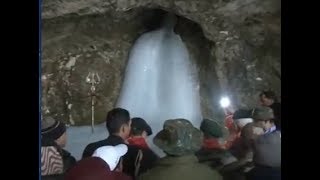 Amarnath Yatra  Opening of lock amp first prayers [upl. by Eppesiug]