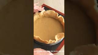 Pâte sucrée aux amandes pour une Tarte au chocolat 🍫 recettefacile pâtisserie tarte chocolate [upl. by Nennerb]