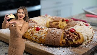 The SOFTEST EASIEST and Most Delicious ROSCA DE REYES  Three King Sweet Bread [upl. by Dylan]