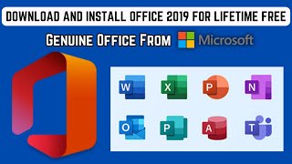 Download and install Original Microsoft Office 2019 for Free  Activation Key Not Required  2024 [upl. by Nevaj]