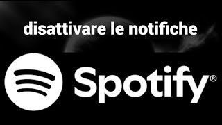 Come disattivare le notifiche su Spotify [upl. by Thea]