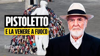 Pistoletto e lincendio alla Venere degli stracci a Napoli quotSocietà stracciona ha preso sopravvento [upl. by Idnahk]