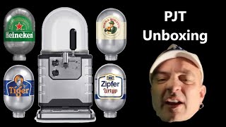 Hypocrite Heineken Blade Unboxing amp kegs beermachine homebar shocker [upl. by Llenrev]