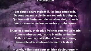 L’horoscope  François Coppée lu par Yvon Jean [upl. by Flo]