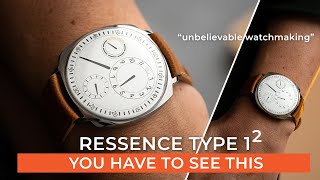 Ressence Type 1 Squared  Mechanical watchmaking reinvented telling time reimagined aheadoftime [upl. by Lingwood]