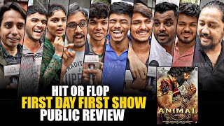 Animal Movie  FIRST DAY FIRST SHOW  Public Review  HIT or FLOP  Ranbir Kapoor Bobby Deol [upl. by Annoid]