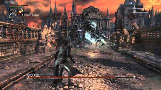 Threaded Cane vs Cleric Beast Bloodborne PS4 [upl. by Odnanref]