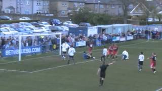 Guiseley AFC 0 Nuneaton Town 1 SemiFinal 2nd Legmp4 [upl. by Tobias]