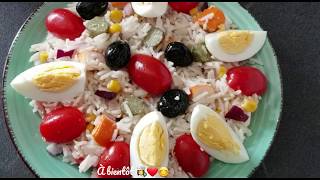 Recette facile  Salade de riz été 2020 [upl. by Briana353]