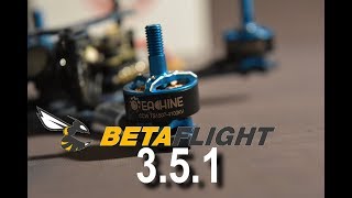 How to update to Betaflight 351  Eachine Wizard TS130 [upl. by Annaiuq]