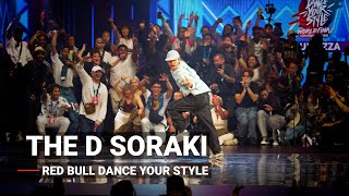 THE D SORAKI 🇯🇵 at Red Bull Dance Your Style  World Finals  stance [upl. by Alocin389]