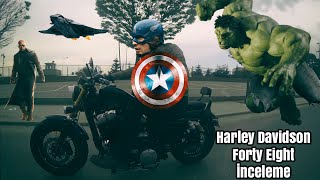 HARLEY DAVIDSON  FortyEight 48 inceleme  Bir tur versene motovlog [upl. by Thorma121]