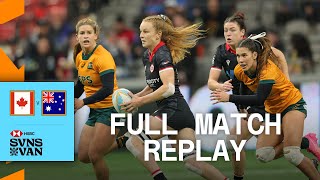 Canada Shock Australia  Womens 3rd Place Playoff  Vancouver HSBC SVNS  Full Match Replay [upl. by Afrika]