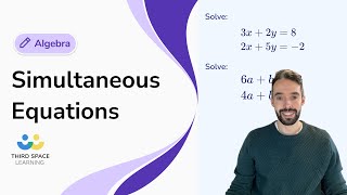 Simultaneous Equations  GCSE Maths  Third Space Learning [upl. by Cottle]