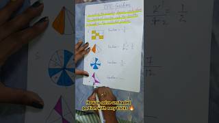 📚 Math  👉How to solve unshaded portion of FRACTIONS 👌with easy tricks 🔥 please LIKE and SUBSCRIBE 👍 [upl. by Aryn]